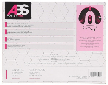 EMS Elektrostymulator Stymulator Mięśni Pośladków Masażer 6 Trybów Pracy + Wymienne Żelowe Naklejki Motylki 4 szt.