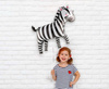Balony Urodzinowe Foliowe Zwierzęta Lew Zebra Małpka Safari Dla Dziecka