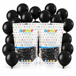 Balony Lateksowe Pastelowe Czarne Na Urodziny Ślub Przyjęcie 5" 200 szt.
