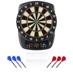  Tarcza Elektroniczna Do Darta Z Wyświetlaczem + 6 Rzutek Lotek NILS