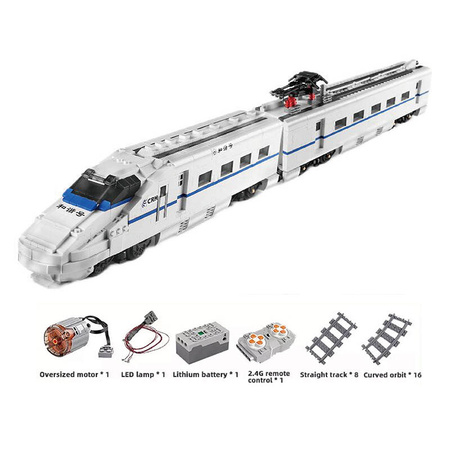 Mould King Klocki Konstrukcyjne Kolej Szybkobieżna 1808 Elementów