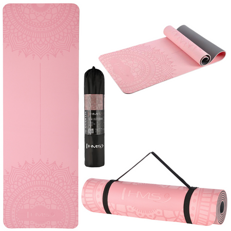 Mata Antypoślizgowa Do Ćwiczeń Fitness Yogi Crossfit Z Pokrowcem HMS