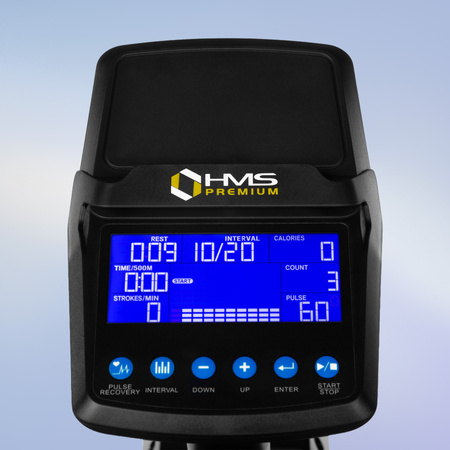 Wioślarz Magnetyczny Ergometr Wioślarski Do Ćwiczeń Treningu Składany HMS