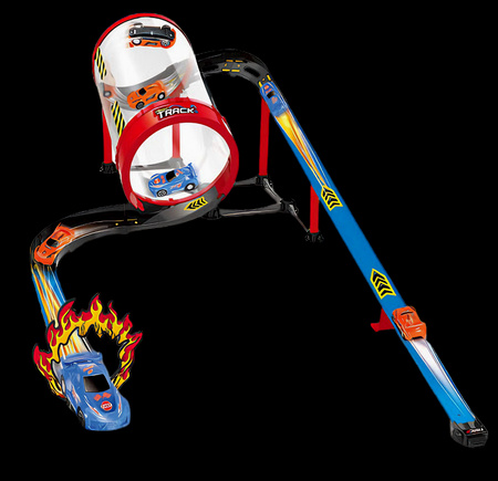 Tor Wyścigowy Samochodowy Pull Back Dla Dzieci + 2 Samochody