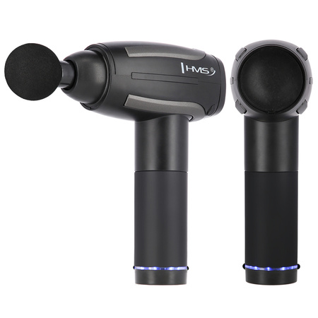 Pistolet Do Masażu Ciała Pleców Masażer Mięśni Massage Gun 6 Końcówek HMS