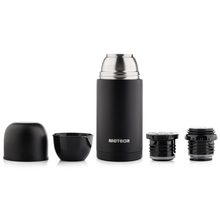 Termos Turystyczny Próżniowy Na Kawę Herbatę Napoje 750 ml 2 Kubki 24 H