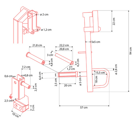 HMS Ramiona Do Atlasu Wyciskania Na Siedząco Treningu Siłowego