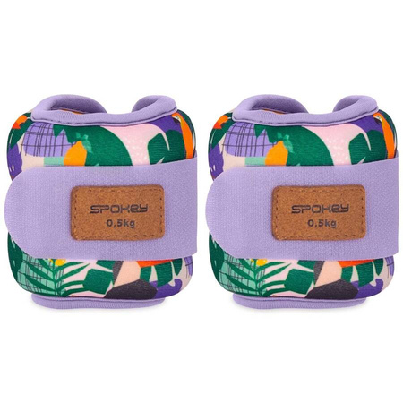 Obciążenia Ciężarki Na Kostki Nadgarstki Do Ćwiczeń Fitness 2x0,5 kg SPOKEY