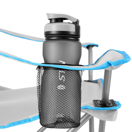 NILS Krzesło Turystyczne Kempingowe Składane Z Daszkiem