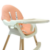MERKAN Krzesełko Stalowe Fotelik Do Karmienia Z Blatem 3w1 Dla Dziecka