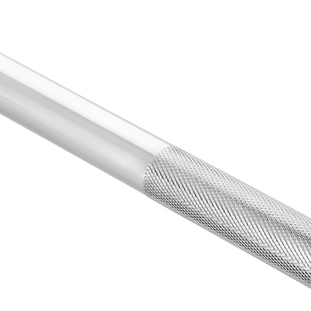 Gryf Olimpijski Prosty Stalowy Sztanga 120 cm + Zaciski Sprężynowe HMS