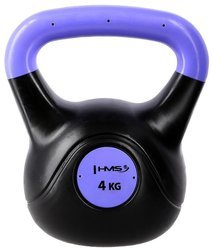 Kettlebell Odważnik Kompozytowy Hantel Do Ćwiczeń Fitness Crossfit 4 kg HMS