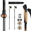 Kije Kijki Trekkingowe Turystyczne Do Chodzenia Nordic Walking Regulowane 93-125 cm NILS