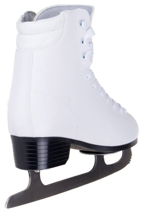 Łyżwy Figurowe Damskie Klasyczne Sznurowane Białe VIVO