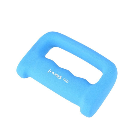 HMS Hantla Hantelka Kastet Ciężarek Żeliwny Pokryty Neoprenem 1 kg