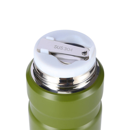 NILS Termos Butelka Termiczna Turystyczna Na Kawę Herbatę 750 ml Z Łyżeczką