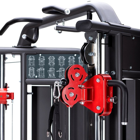 Atlas Wielofunkcyjny Urządzenie Do Ćwiczeń Dwa Wyciągi Semi Commercial HMS