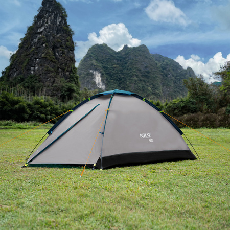 Namiot Turystyczny Kempingowy 2 Osobowy Wodoodporny Filtr UV + Pokrowiec