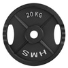 Talerze Olimpijskie Obciążenia Na Gryf Sztangę Do Ćwiczeń HMS Zestaw 2x20kg