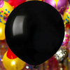 Balony Pastelowe Lateksowe Czarne Na Urodziny Dekoracja 48 cm - 25 szt.