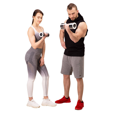 Zestaw Hantle Hantelki Ciężarki Do Ćwiczeń Fitness Treningu HMS 2x3 kg