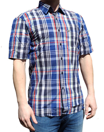 Koszula Męska Bawełniana Z Krótkim Rękawem Slim Fit Armani Exchange