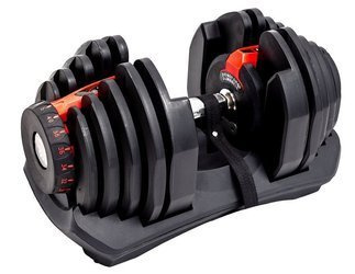 HMS Regulowana Hantla Sztangielka Treningowa Z Gryfem Prostym 40 kg