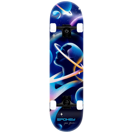 Deskorolka Deska Klasyczna Drewniana Młodzieżowa Skateboard SPOKEY ASTRO