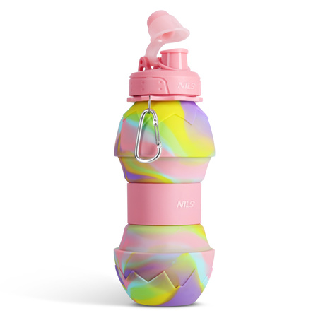 Butelka Sportowa Bidon Silikonowy Składany 700 ml NILS