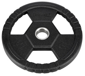 Obciążenie Olimpijskie Gumowane Powlekane Talerz Na Gryf Sztangę 10 kg HMS