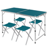 Zestaw Stół + Krzesła Ogrodowe Cateringowy Kempingowy Składany Turystyczny