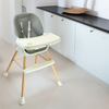 MERKAN Krzesełko Drewniane Fotelik Do Karmienia Z Blatem 3w1 Dla Dziecka