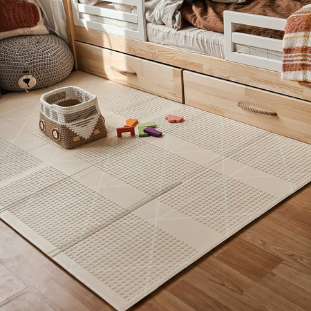 Mata Edukacyjna Piankowa Dwustronna Składana Dla Dzieci Niemowląt 180x120cm