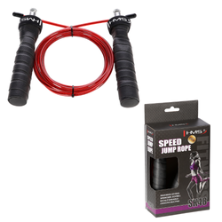 Skakanka Szybka Bokserska Do Ćwiczeń Crossfit Regulowana Z Łożyskami HMS