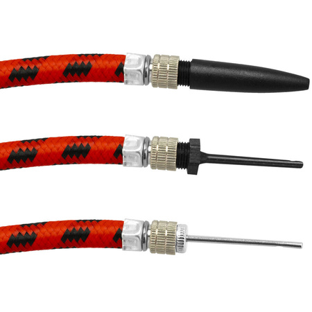 SPOKEY Dwufunkcyjna Pompka Ręczna Turystyczna Do Piłek Z Wymiennymi Końcówkami