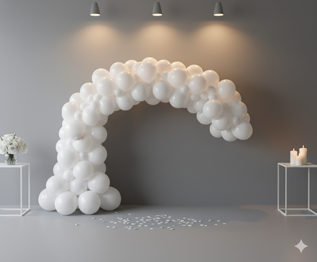 Girlanda Balonowa Ozdobna Dekoracyjna Na Ślub Wesele Urodziny 70 Balonów