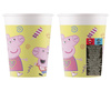 Kubeczki Papierowe Ozdobne Na Przyjęcie 200 ml Świnka Peppa 8 szt. PROCOS
