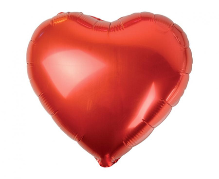 Balon Foliowy Czerwone Serce Na Walentynki Rocznicę Ślub Zaręczyny 18''