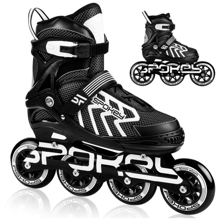 Łyżworolki ROLKI Regulowane Do Jazdy Szybkiej SPOKEY