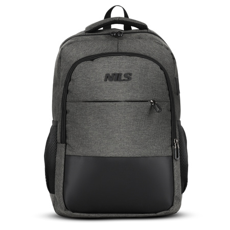 Plecak Miejski Turystyczny Trekkingowy Sportowy Z Miejscem Na Laptopa USB 18 L NILS