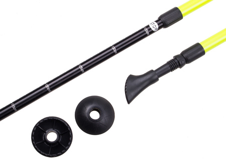 VIVO Rekreacyjne Kijki Kije Nordic Walking Regulowane 82-135 cm