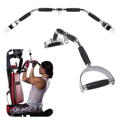 Uchwyt Szeroki Drążek Do Ćwiczeń Siłowych Atlasu Wyciągu Dolnego i Górnego