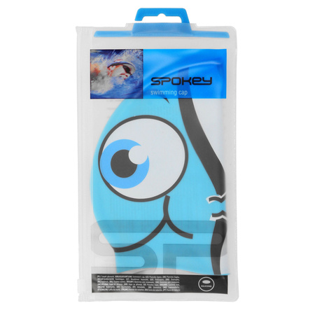 SPOKEY Czepek Pływacki Kąpielowy Na Basen Dla Dzieci + Okularki ANTI-FOG