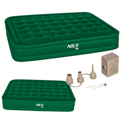 Materac Kempingowy Do Spania Dwuosobowy Z Wbudowaną Pompką Elektryczną