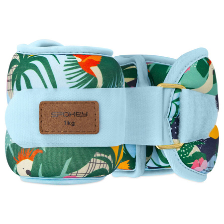 Obciążenia Ciężarki Na Kostki Nadgarstki Do Ćwiczeń Fitness 2x1 kg SPOKEY