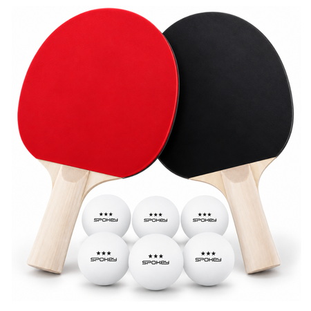 Zestaw 2 Rakietki Paletki + 6 Piłeczek Do Tenisa Stołowego Ping Ponga