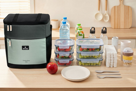 Torba Termiczna Plażowa Turystyczna Na Lunch Podróżna SPOKEY FRESH BOX 30 L