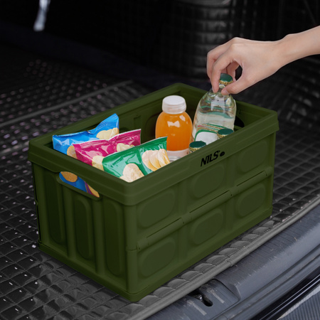 Skrzynia Pojemnik Do Przechowywania Transportowa Modułowa Kempingowa 2w1