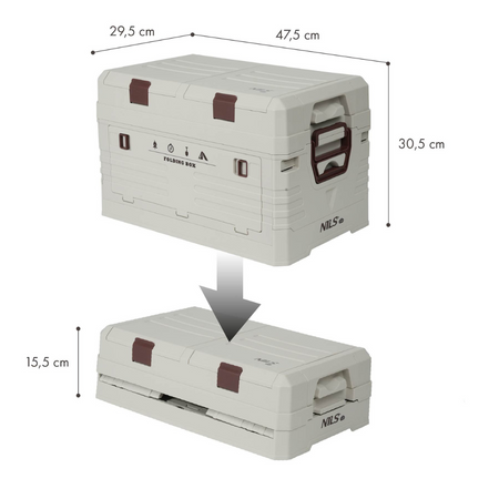 Skrzynia Pojemnik Pudełko Do Przechowywania Transportowa Kempingowa NILS
