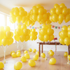 Balony Klasyczne Lateksowe Żółte Metaliczne Na Przyjęcie 30 cm - 100 szt.